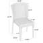 Chaise d'appoint empilable grise pour 2 personnes-1502735861