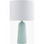 Hansedt 1-Light Concrete Table Lamp with Linen Shade-106898433