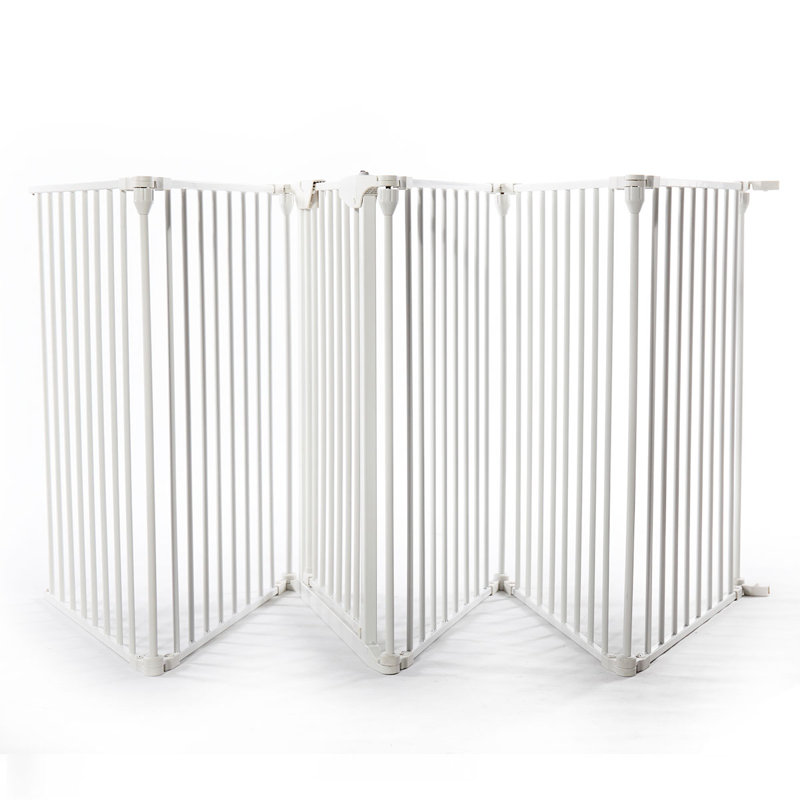 Barrière de sécurité pour bébé 6 panneaux, Blanc