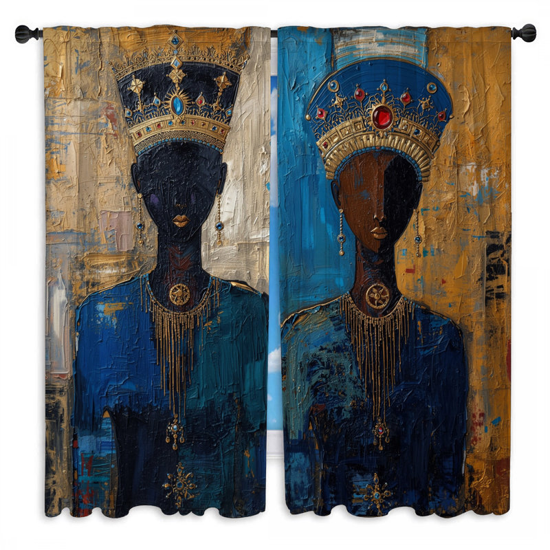 Figurines Regal, 56 po x 76 po - 2 panneaux, Obscurcissement de chambre