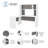 Echo 2-Piece L-Shape Computer Desk Office Set with Hutch - Reversible-1495534203