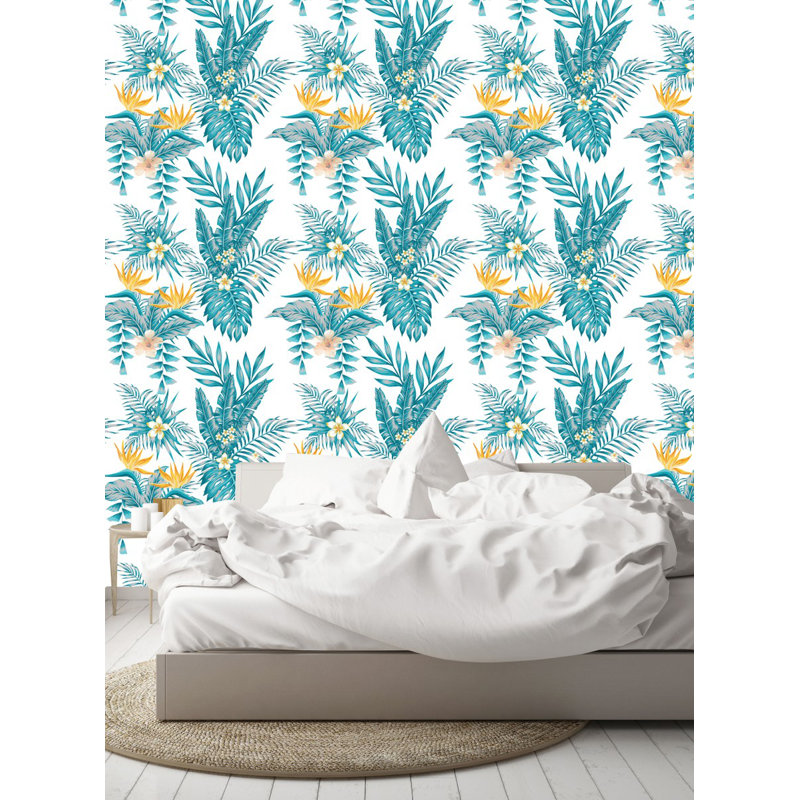 Panneau de papier peint adhésif lisse L 18,75 pi x l 25 po Antaqui, L 18,75 po x l 25 po