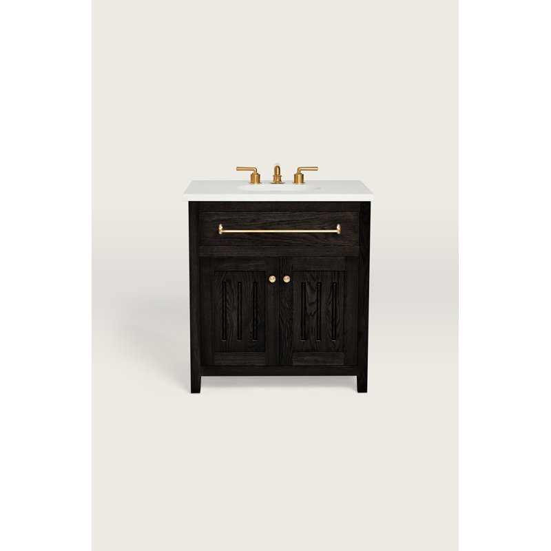 Ellie in. W Wall Mounted Single Double Bathroom Vanity Base, White, 36"
