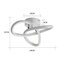 Modern LED Ceiling Light, 20W Modern Spiral Design LED Lamp-1542297228-1537648360