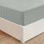 Luxury Striped Microfiber Fitted Sheet - 40 cm Deep Pocket, Ultra-Soft, Wrinkle-Resistant & Easy Car-648432969-648432971