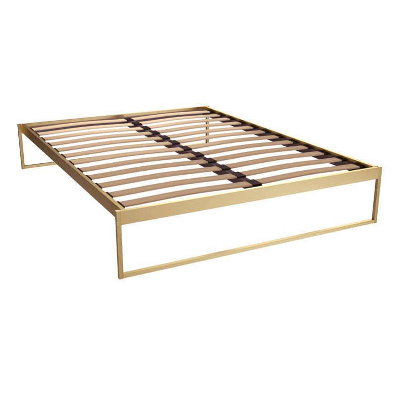 Stillwell Bed, Brass Brushed, Double (4'6)