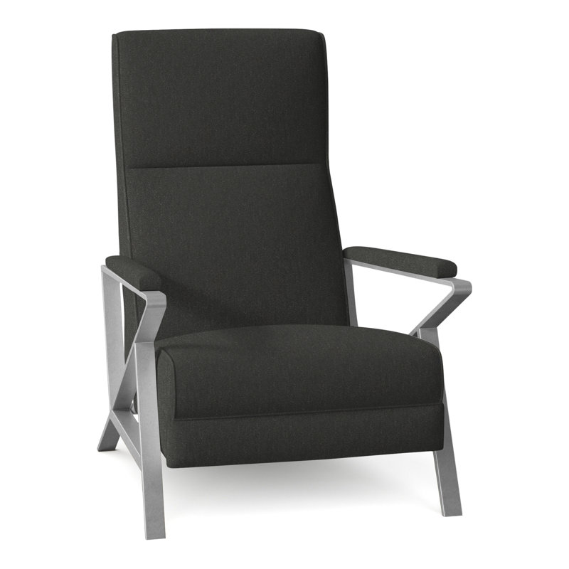 Fauteuil inclinable manuel standard Infinity de 28,25 po de largeur, Nickel brossé, Perguold Iguazu Royal