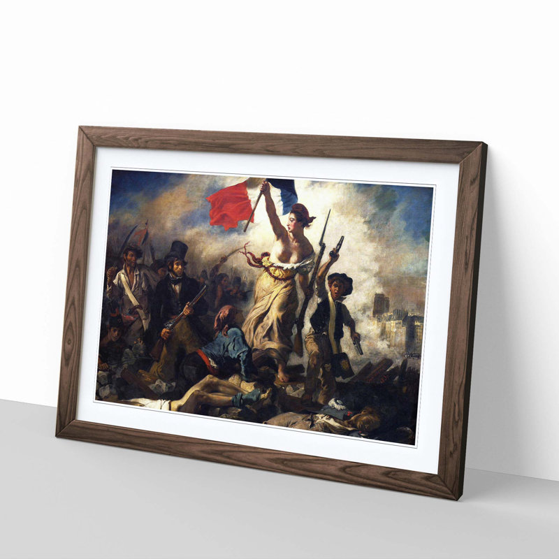 Eugene Delacroix - Single Picture Frame Painting, Walnut