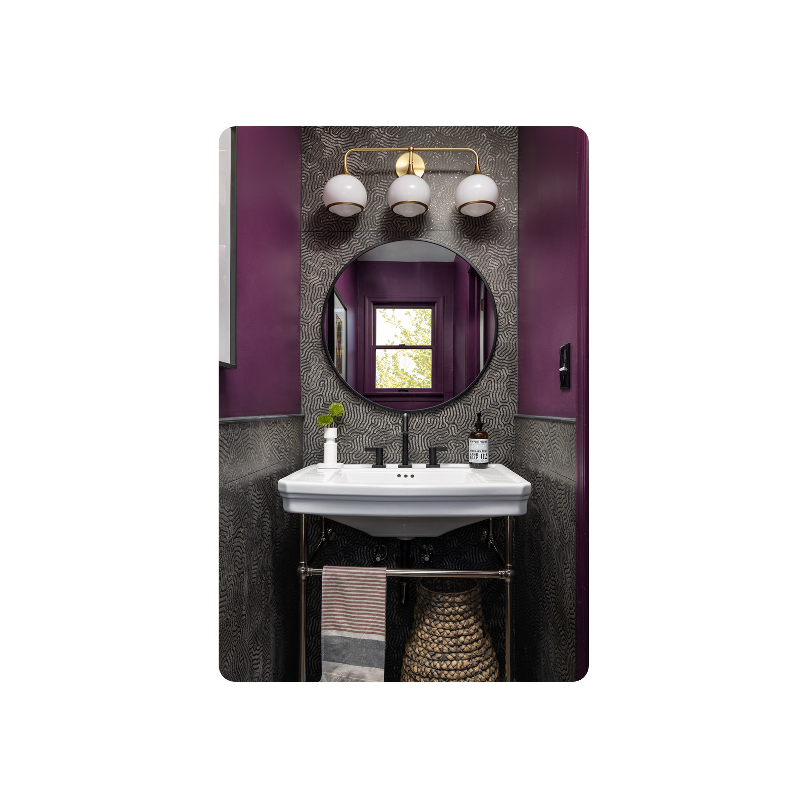 Kegan Dimmable Vanity Light, Aged Brass, 3
