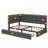 Twin-Sized, Upholstered Daybed With Dual Storage Drawers, Charging Port, LED-Lit Headboard, And Frame-1244183861