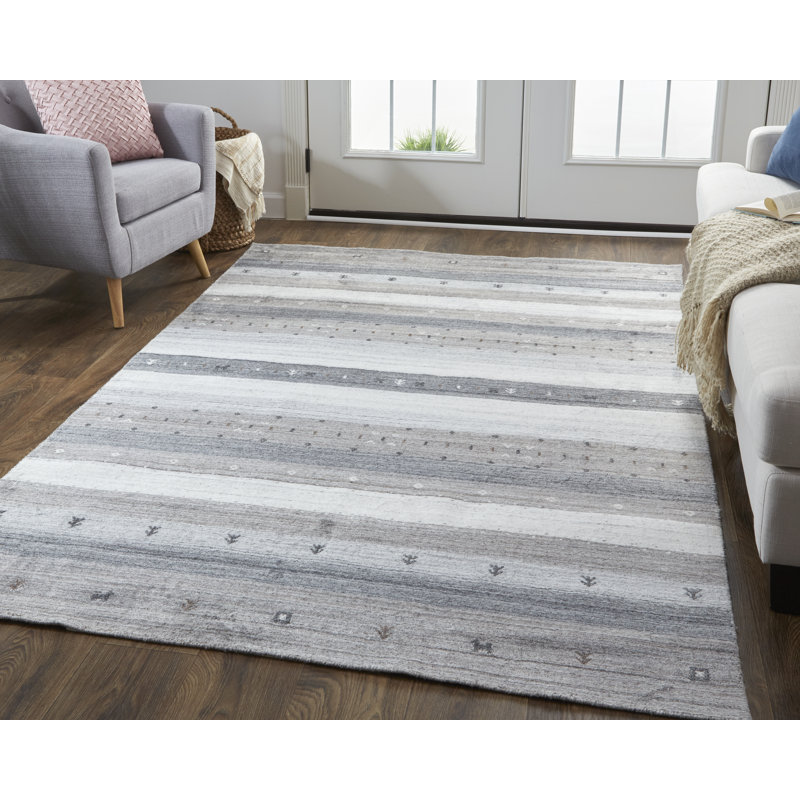 Tapis rectangulaire en laine Kemmy, Rectangle 2 pi x 3 pi