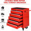 Coffre à outils à 5 tiroirs avec 7 plateaux de rangement et roues, chariot à outils roulant pour atelier de garage-1731301149