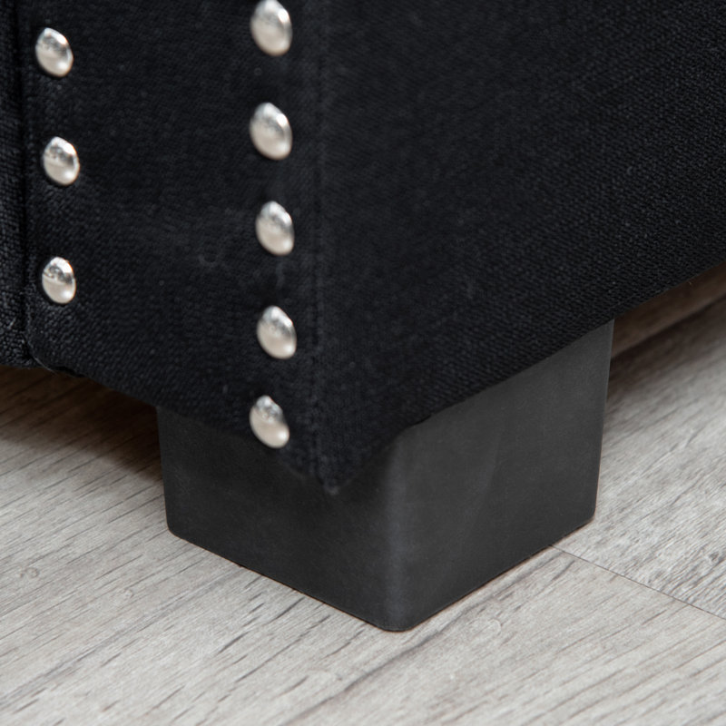 Banc rembourré en similicuir