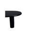 Table basse ovale avec plateau effilé de 51 po, noir antique, installation rapide et simple, pour la table de salon en construction, technique d'installation, surface