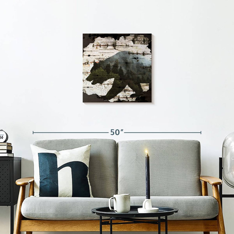 Brampt Birch Forest Bear, 20" H x 20" W
