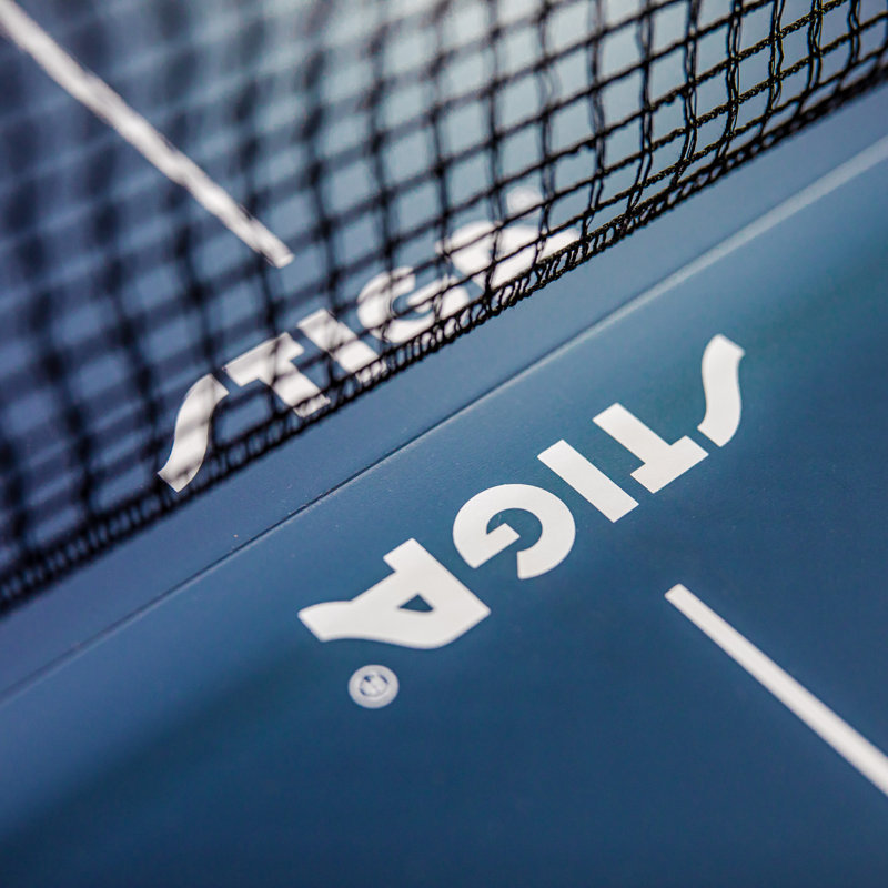 Compact Blue Folding Table Tennis Table with Net Included