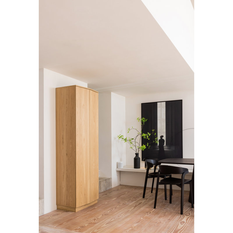 ZUMA HIGH CABINET 67CM OAK TRANSPARANT [fsc]