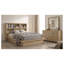 Ensemble de chambre à coucher Callahan en chêne clair, 3 pièces, comprenant une tête de lit bibliothèque, une commode et un chiffonnier.-2061590422