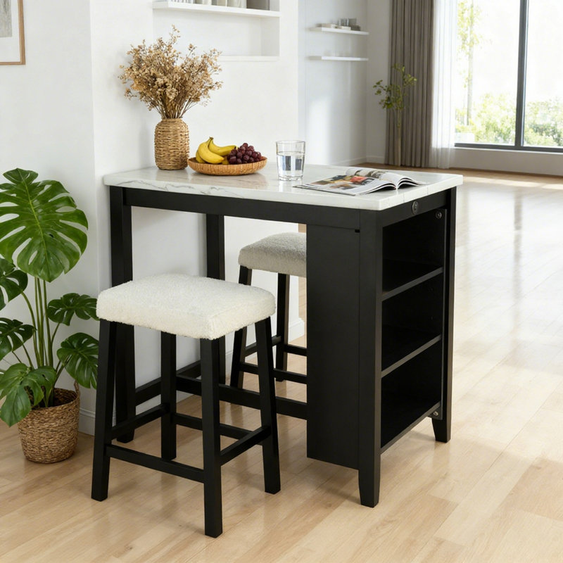 Brann 3-Piece Counter Height Dining Table Set