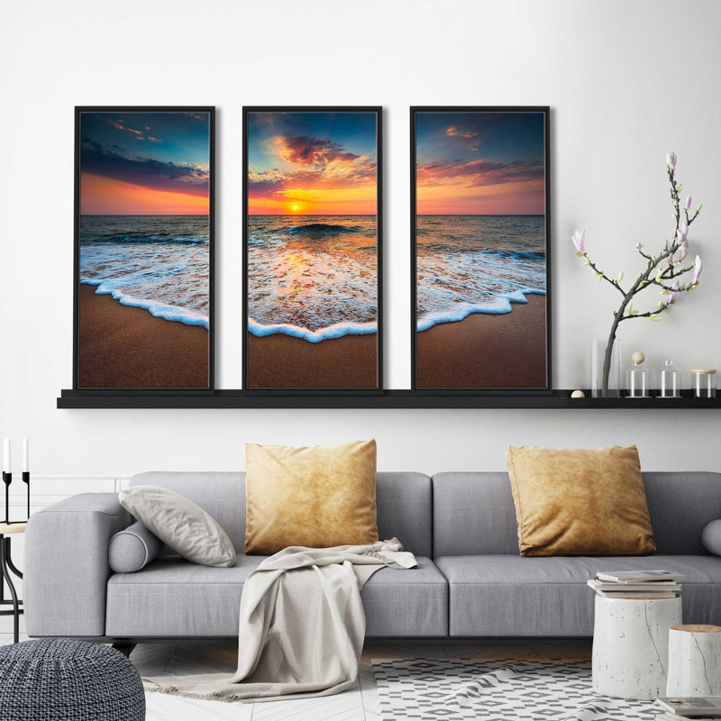 Reproduction d’art sur toile flottante de 3 pi pour le dessus de la mer « Cloudscape over the Sea »