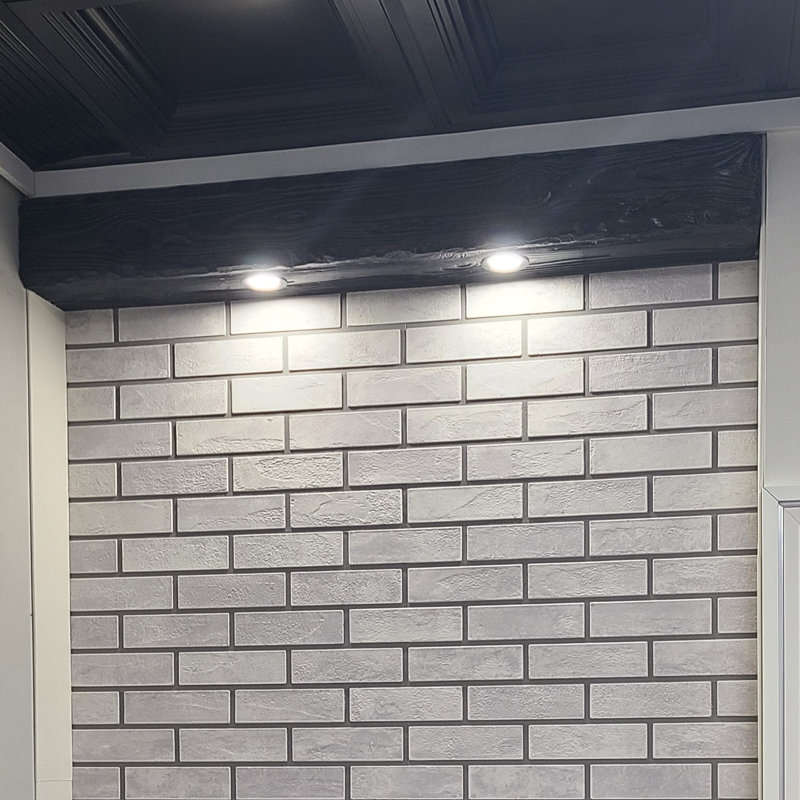 Panneaux muraux 3D en fausse brique, aspect réaliste, flexibles et durables, paquet de 4 (10,5 pieds carrés)