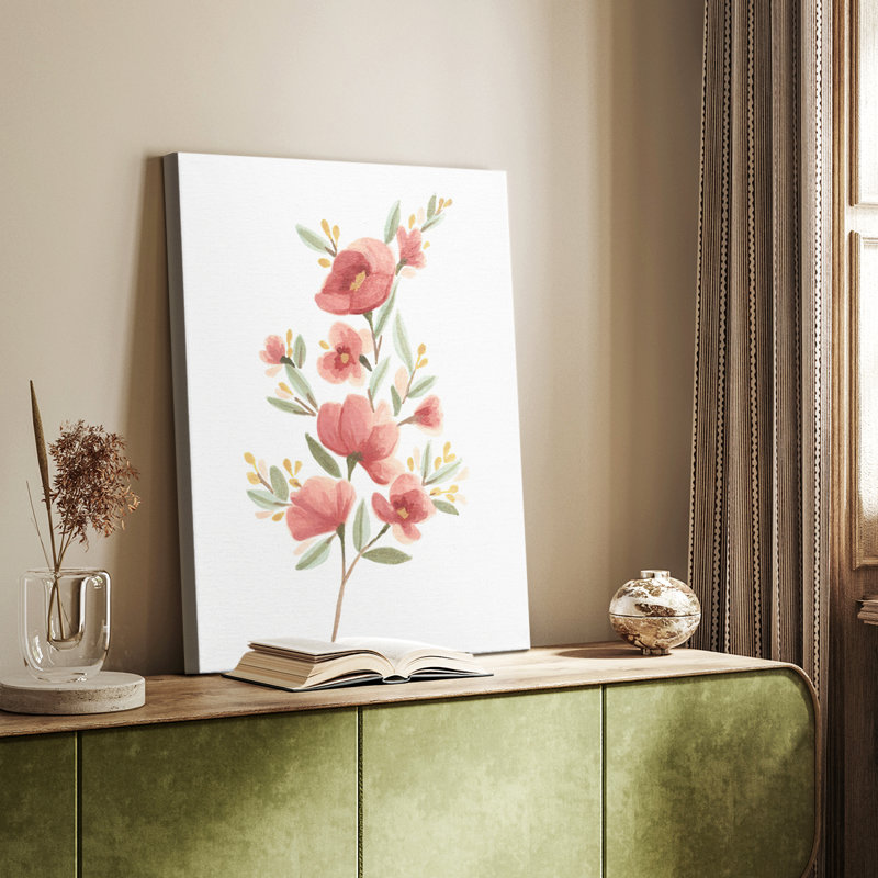 Wildflower Sprig III - galerie sur mesure, H 12 po x l 8 po
