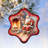 4'' Glass Hanging Figurine Ornament