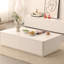 Table basse moderne simple de style crème-107197902