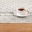 Tapis oriental gris / beige à motif floral lavable à la machine avec envers antidérapant-1693107694