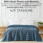 Couverture gaufrée 100% coton tissé gaufré Southshore Fine Linens-134342501-134342502
