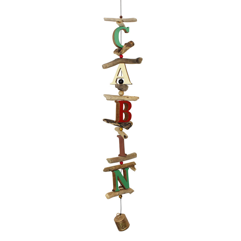 Carillon de lettre de style chalet Cohasset