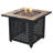 Rectangle Steel Propane Smokeless Fire Pit