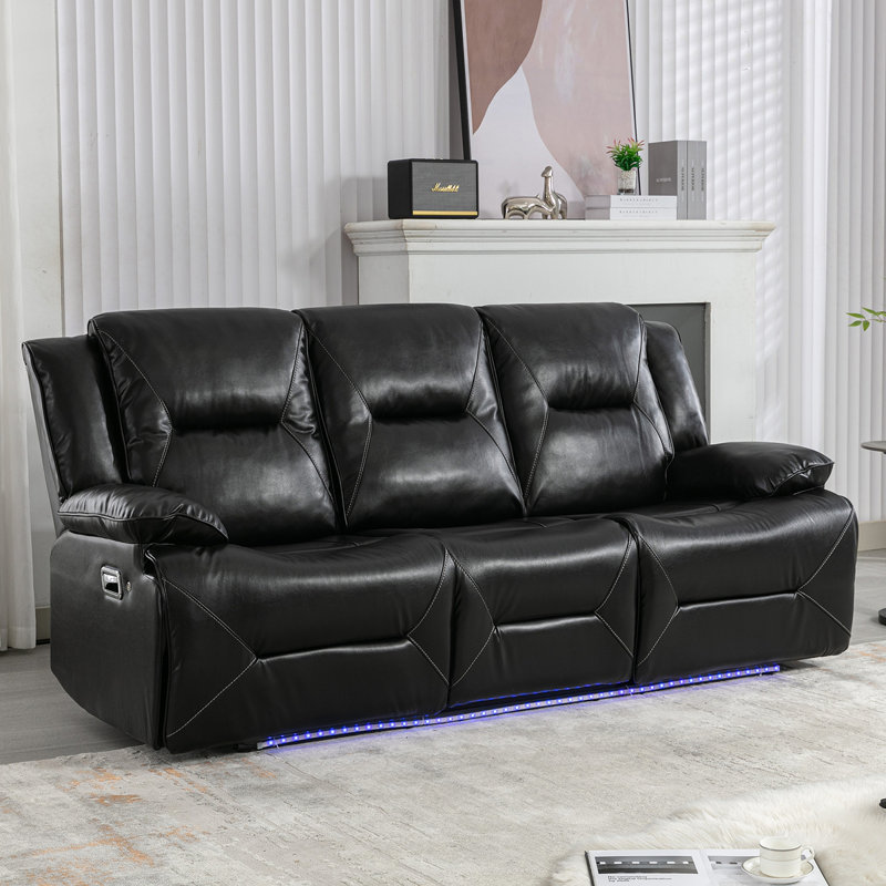 Fauteuil de cinéma inclinable et berçant, Noir