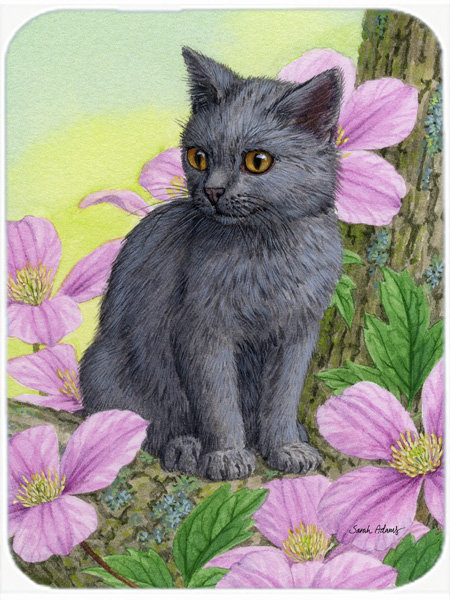 Planche à découper en verre trésors caroline Chartruex Kitten