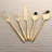 Estique Gold PVD 5 Pcs. Flatware Set