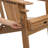 Blue Patio HDPE Folding Adirondack Chair With Cup Holder-471770985
