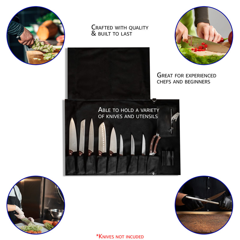 Trademark Innovations 9 Slot Knife Bag