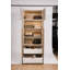 Garde-robe moderne, 93 po de hauteur, 4 portes, 36 po de largeur - PET gris