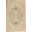 Wool Oriental Area Rug in Cream/Blue