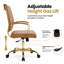 Fauteuil de bureau pivotant en cuir Naudain-58177231-132200684