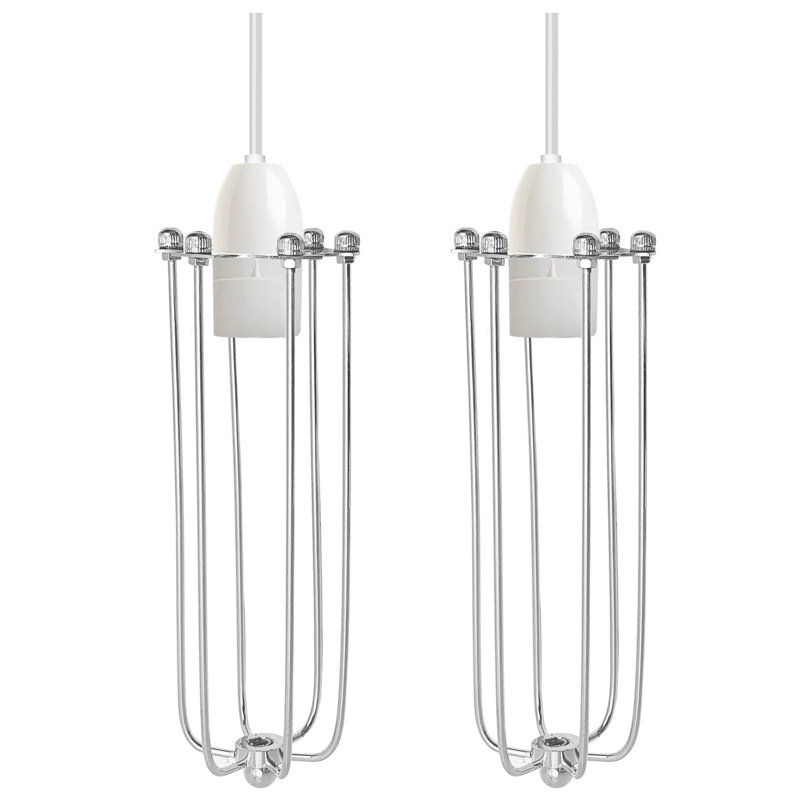 Metal Oval Lamp Shade ( Uno ), Chrome