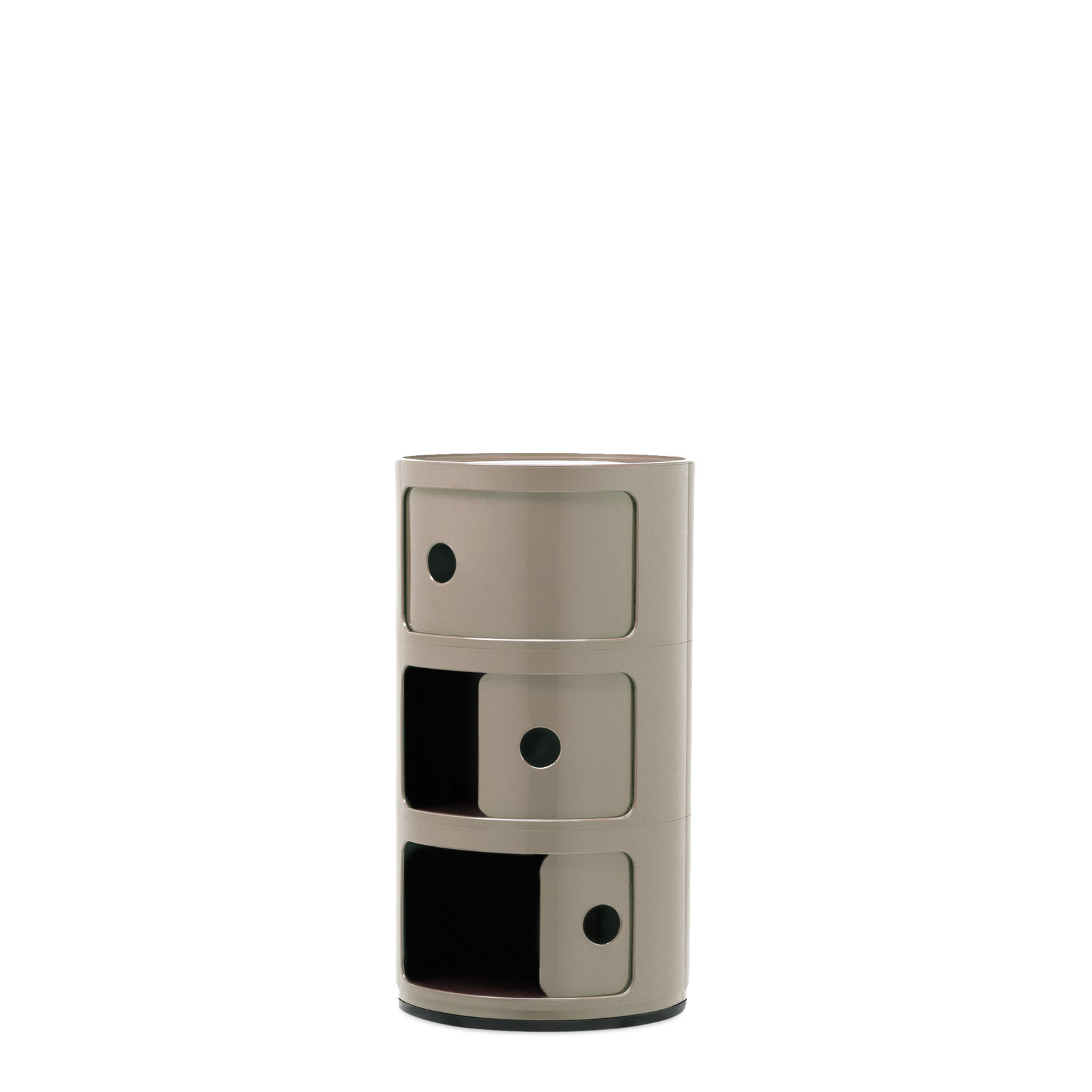 Componibili Round Modular Stacking Units, 3, Dove Gray