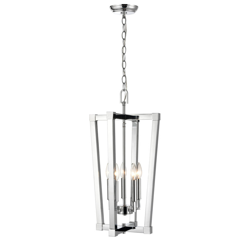 Seville 5 - Light Lantern Pendant, Chrome