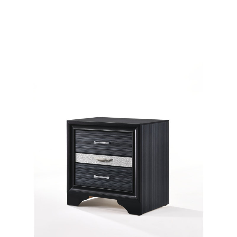 Table de chevet Naima, Noir