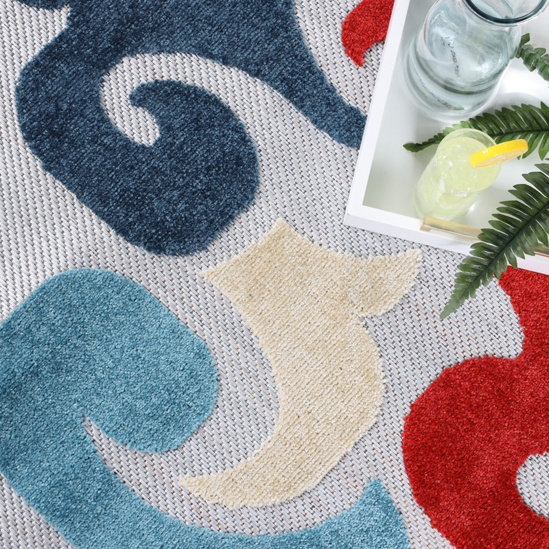 Tapis intérieur damassé rétro Diflumera Aldaine, Rectangle 4 pi x 6 pi