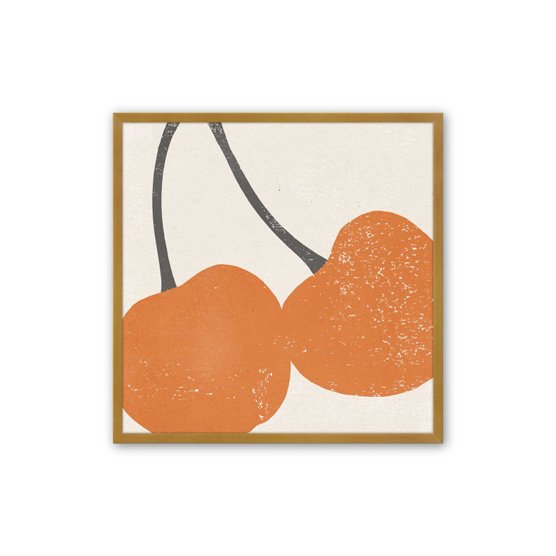 «Essence Of Cherry», Or poli, H 13,75 po x l 13,75 po
