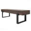 Banc de style campagnard 59 po de style industriel, pour la cuisine intérieure, le chevet, le vestibule et le rangement pour chaussures