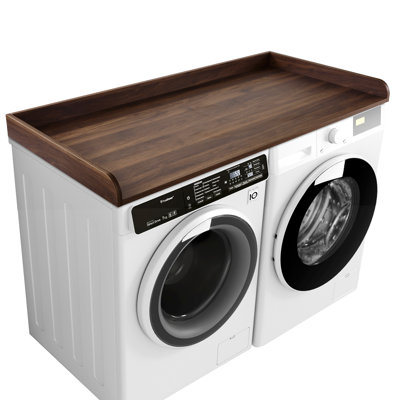 Kaboon Washer Dryer Countertop With Edge Rails, 28" X 58"