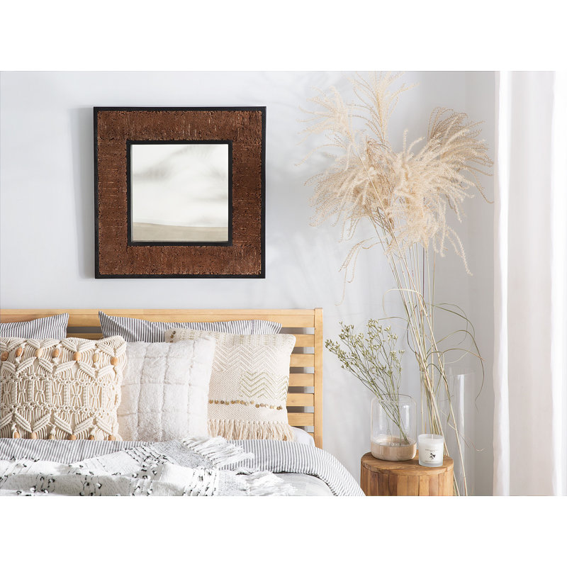 Windham Wood Flat Wall Mirror