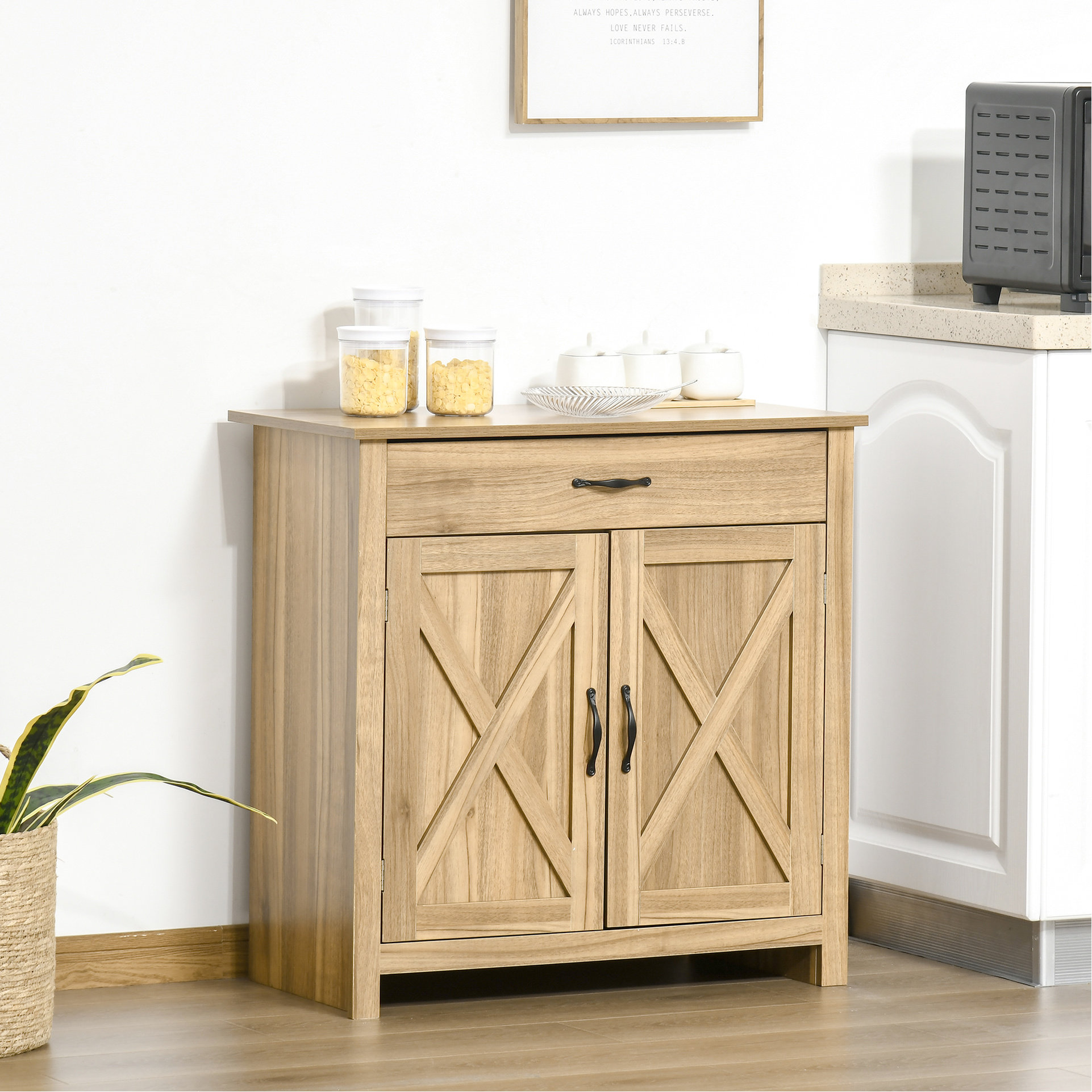 House of Hampton® Style Cabinet With Drawer And Adjustable Shelf ...